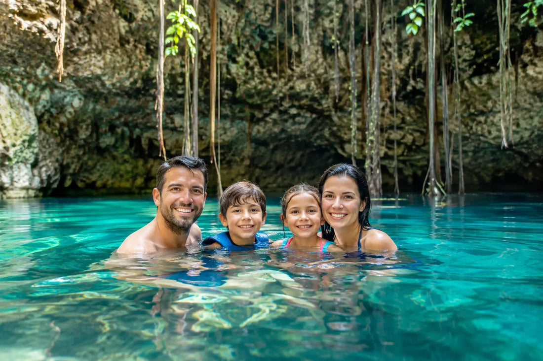 Cenotes familiares para una aventura segura