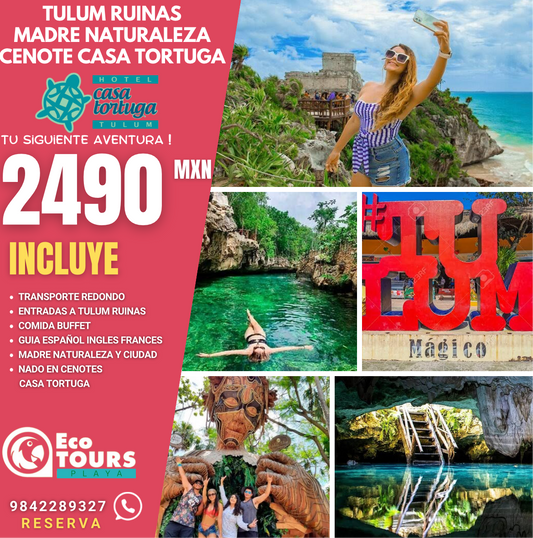 Tulum + Madre Naturaleza + Cenote