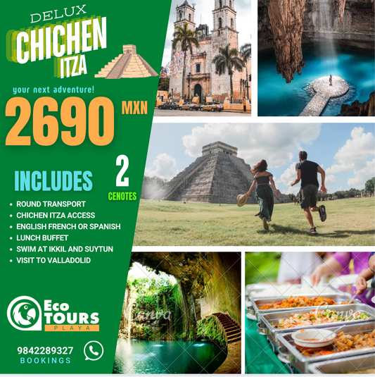 CHICHEN ITZA DELUXE 2 CENOTES