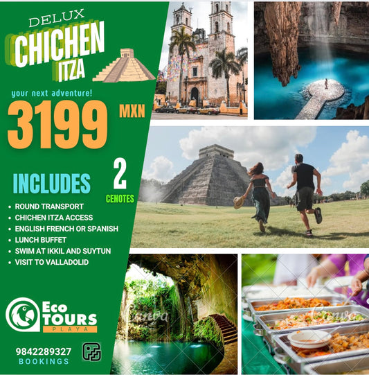 CHICHEN ITZA DELUXE 2 CENOTES