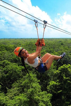 Akumal Adrenaline: Tortugas + ATVs + Tirolesas + Cenote