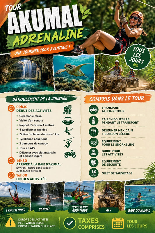 AKUMAL + ATVS + CENOTE