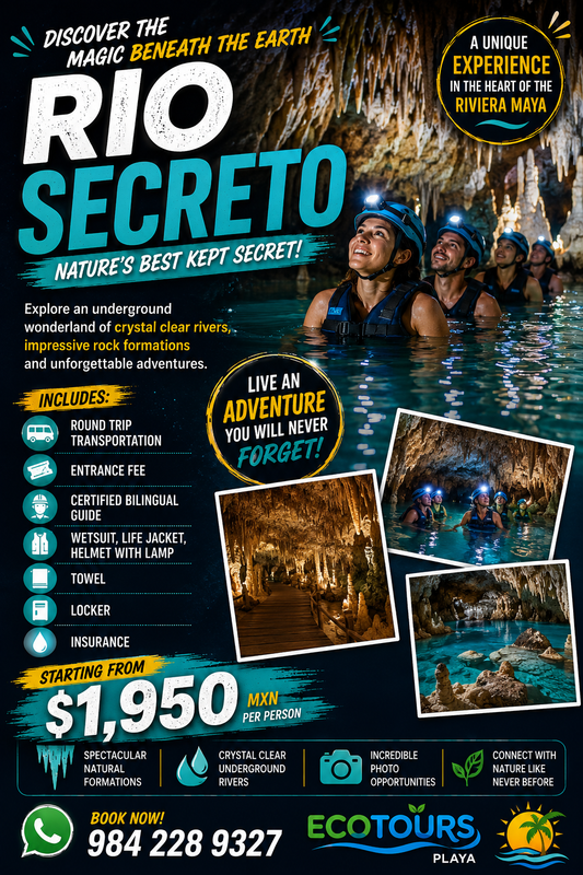 Río Secreto Playa del Carmen | Tour Básico | Riviera Maya